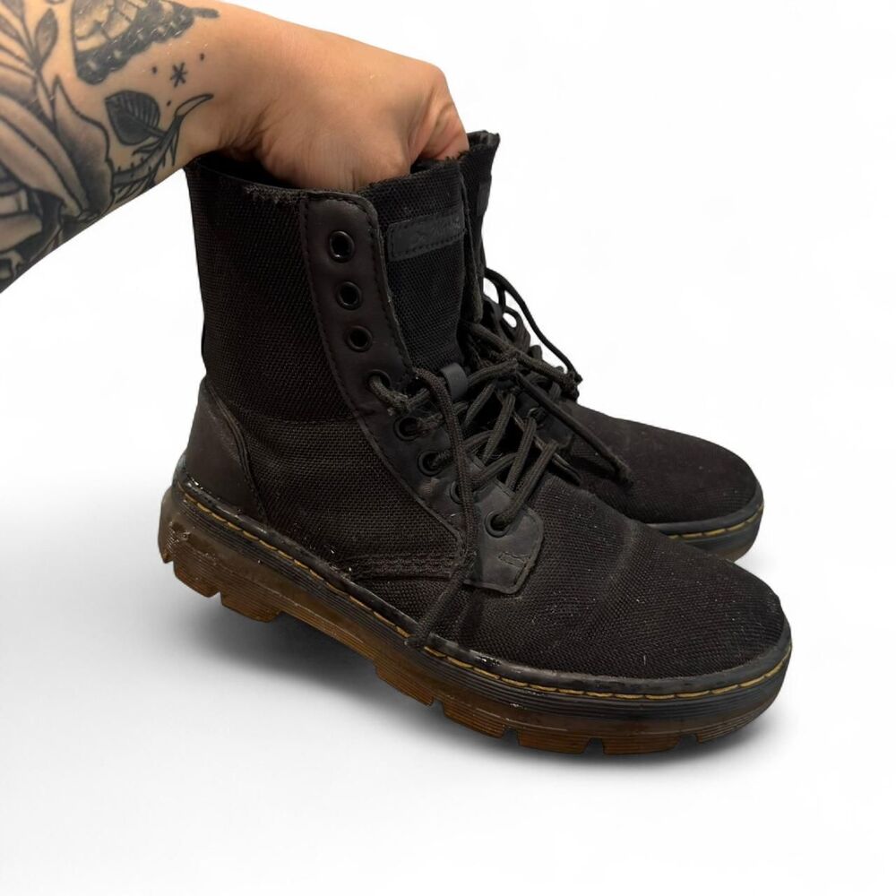 Dr. Martens Combs Poly Casual Combat Boots Grunge Alt